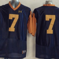 Men's Notre Dame Fighting Irish Joe Theismann #7 Navy Player Game Jersey