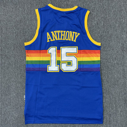 Men's Denver Nuggets Nikola Jokic #15 Royal Hardwood Classics Swingman Jersey1
