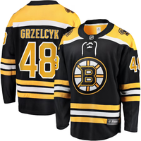 Men's Boston Bruins Matt Grzelcyk #48 Black Player Game Jersey1