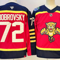 Men's Florida Panthers Sergei Bobrovsky #72 Red Premium Player Jersey