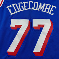 Men's Philadelphia 76ers V. J. Edgecombe #77 Royal Swingman Jersey - Icon Edition