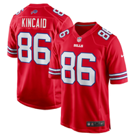 Men's Buffalo Bills Dalton Kincaid #86 Red Game Jersey