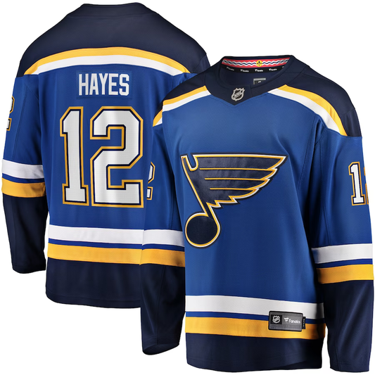 Men's St. Louis Blues Kevin Hayes #12 Blue Home Breakaway Jersey1
