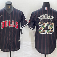 Men's Chicago Bulls Michael Jordan #23 Black Player Game Jersey
