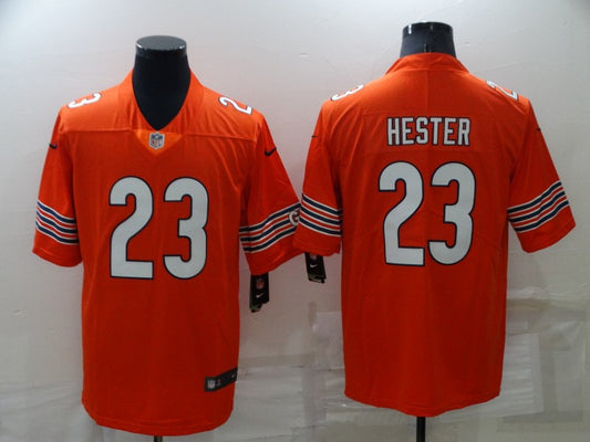 Men's Chicago Bears Devin Hester #23 Orange Game Jersey1