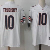 Men's Mitch Trubisky #10 Chicago Bears Season Jersey1 White