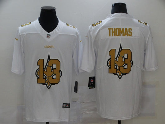 Men's New Orleans Saints Michael Thomas #13 White Game Player Jersey1