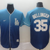 Men's Los Angeles Dodgers Cody Bellinger #35 Blue Game Jersey1
