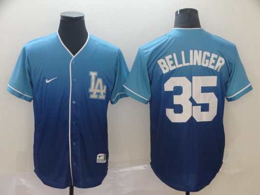 Men's Los Angeles Dodgers Cody Bellinger #35 Blue Game Jersey1
