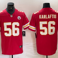Men's Kansas City Chiefs George Karlaftis #56 Red Game Player Jersey1