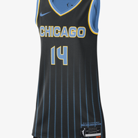 Men's Chicago Sky Allie Quigley #14 Black Player Jersey