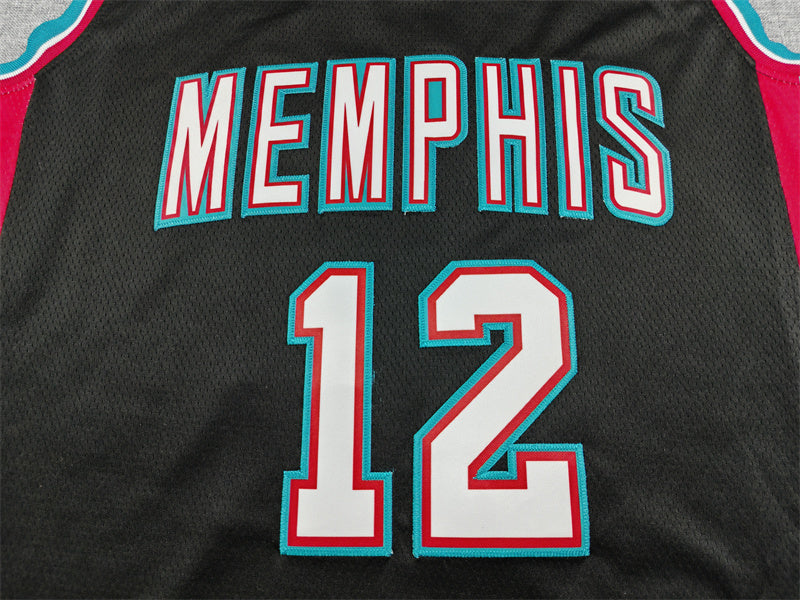 Men's Memphis Grizzlies Ja Morant #12 Black Swingman Jersey - Classic Edition
