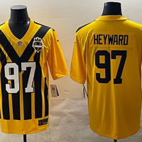 Men's Pittsburgh Steelers Cameron Heyward #97 Gold Alternate 1933 Throwback Game Jersey