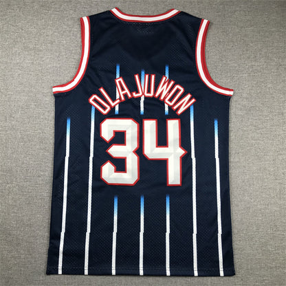 Men's Houston Rockets Hakeem Olajuwon 1996-97 Hardwood Classics Swingman Jersey1