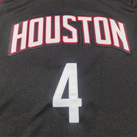 Men's Houston Rockets Jalen Green #4 Black Swingman Jersey1 - Statement Edition