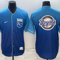 Men's Kansas City Royals Blue Authentic Player Jersey1