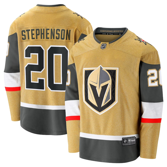 Men's Vegas Golden Knights Chandler Stephenson #20 Gold Home Breakaway Jersey1