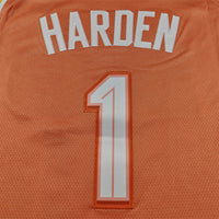 Men's Cleveland Cavaliers James Harden #1 Orange 2025/26 Swingman Jersey - City Edition