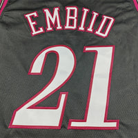 Men's Philadelphia 76ers Joel Embiid #21 Black Swingman Jersey - Classic Edition