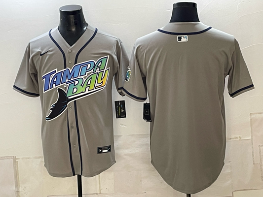 Men's Tampa Bay Rays Gray Replica Jersey