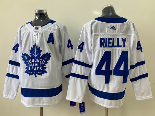 Men's Toronto Maple Leafs Morgan Rielly #44 White Player Game Jersey1