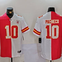 Men's Kansas City Chiefs Isiah Pacheco #10 Red/White Game Player Jersey1