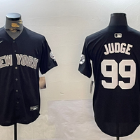 Men's New York Yankees Aaron Judge #99 Black Game Jersey1