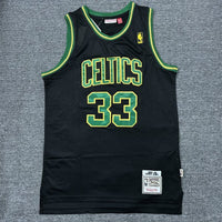 Larry Bird #33 Boston Celtics Black 1985/86 Hardwood Classics Swingman Jersey