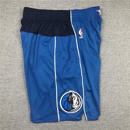 Men's Dallas Mavericks Blue Basketball Shorts1