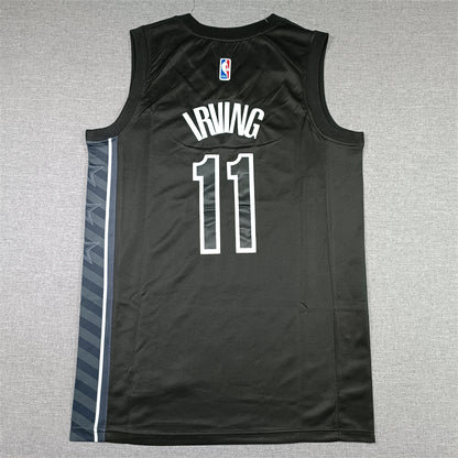 Men's Brooklyn Nets Kyrie Irving #11 Black 2022/23 Statement Edition Swingman Jersey1