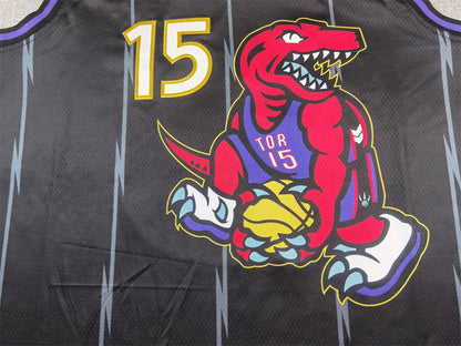 Men's Toronto Raptors Vince Carter #15 Black 2024/25 Swingman Player Jersey1 - City Edition