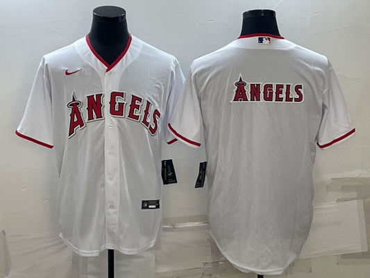 Men's Los Angeles Angels White Alternate Replica Team Jersey1