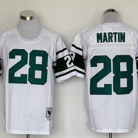 Men's New York Jets Curtis Martin Mitchell & Ness White Legacy Replica Jersey1