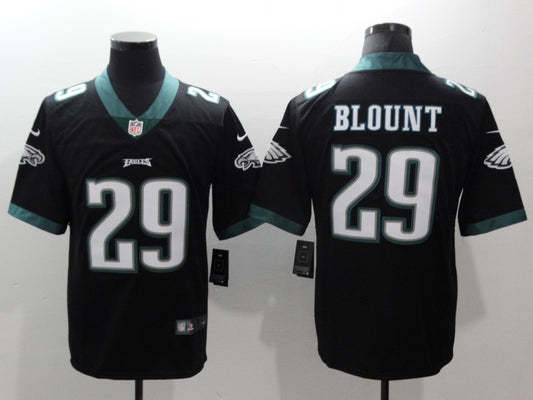 Men's Philadelphia Eagles LeGarrette Blount #29 Black Game Jersey1