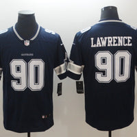 Men's Dallas Cowboys DeMarcus Lawrence #90 Navy Game Player Jersey1