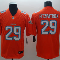 Men's Miami Dolphins Ryan Fitzpatrick #29 Orange Game Jersey1