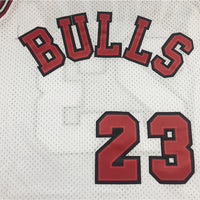 Men's Chicago Bulls Michael Jordan White 1984-85 Hardwood Classics Jersey1