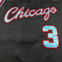 Men's Chicago Bulls Josh Giddey #3 Black 2025/26 Swingman Jersey - City Edition