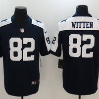 Men's Dallas Cowboys Jason Witten #82 Navy Alternate Fashion Game Jersey1