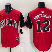 Men's Chicago White Sox Colson Montgomery #12 Red 2025 City Connect Limited Player Jersey