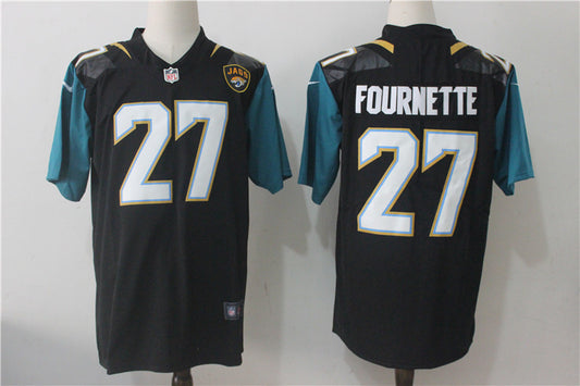 Men's Jacksonville Jaguars Leonard Fournette #27 Black Game Jersey1
