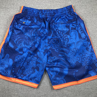 Men's New York Knicks Blue Year of the Tiger Edition Pocket Shorts1