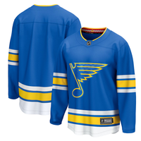 Men's St. Louis Blues Blue Game Blank Jersey