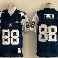 Men's Dallas Cowboys Michael Irvin Mitchell & Ness Navy Legacy Replica Jersey1