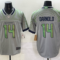 Sam Darnold Seattle Seahawks Wolf Gray Jersey