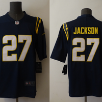 Men's Los Angeles Chargers J.C. Jackson #27 Navy Alternate Game Jersey