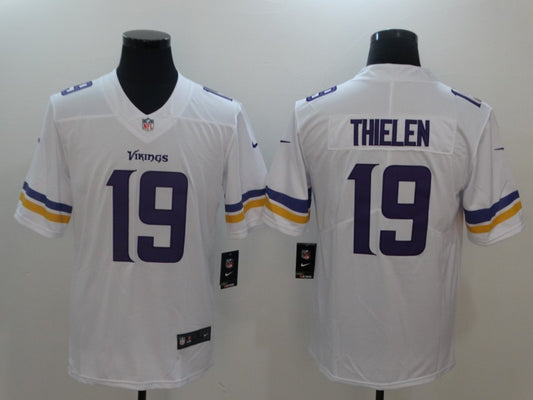 Men's Minnesota Vikings #19 Adam Thielen Jersey1 White