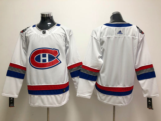 Men's Montreal Canadiens White Blank Jersey1
