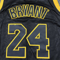 Men's Los Angeles Lakers Kobe Bryant #8-24 Black Swingman Jersey1