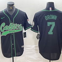 Jaylen Brown #7 Boston Celtics Black Replica Player Jersey